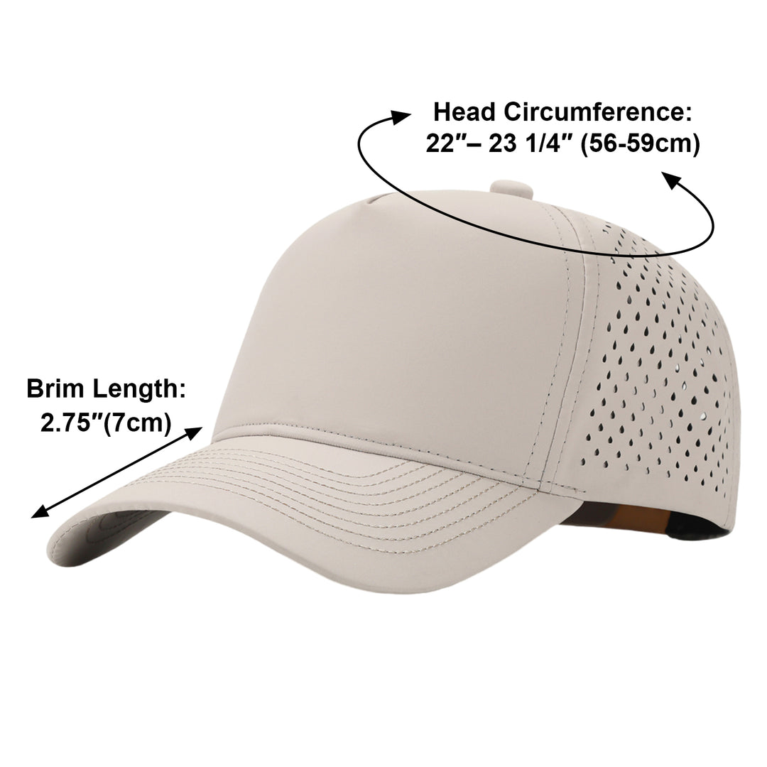 🧢 Goolsby Greyhounds Waterproof Performance Snapback Hat | Laser Engraved Leather Patch
