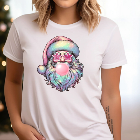 Limited Edition “Groovy Santa” Christmas T-Shirt - White