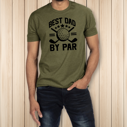 Best Dad By Par T-shirt