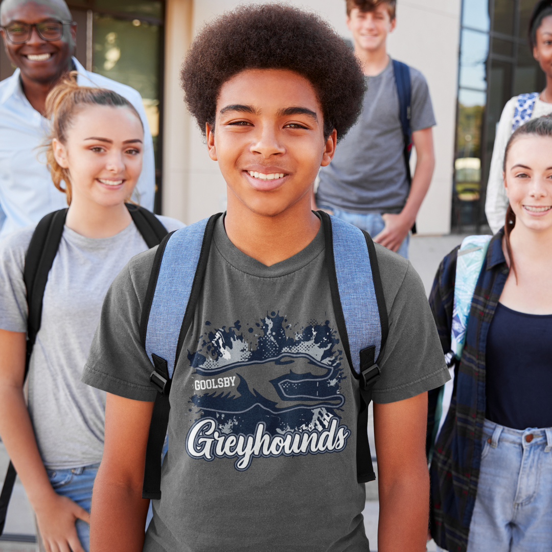 "Goolsby Greyhounds" Splatter Paint T-Shirt | Youth &amp; Adult