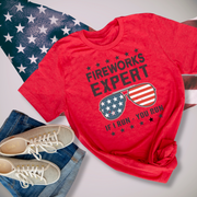 Fireworks Expert 4th of July Unisex T-Shirt