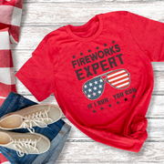 Fireworks Expert 4th of July Unisex T-Shirt