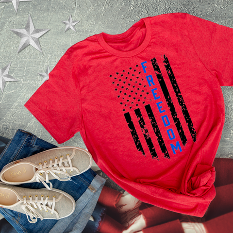 Freedom Flag 4th of July Unisex T-Shirt