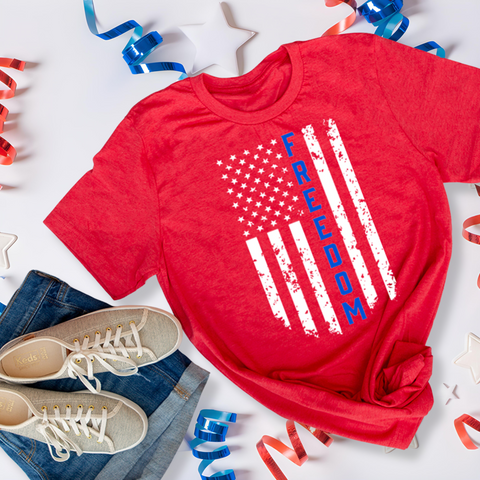 Freedom Flag 4th of July Unisex T-Shirt