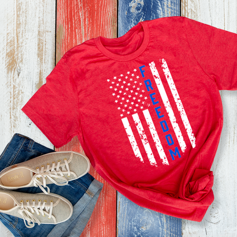 Freedom Flag 4th of July Unisex T-Shirt