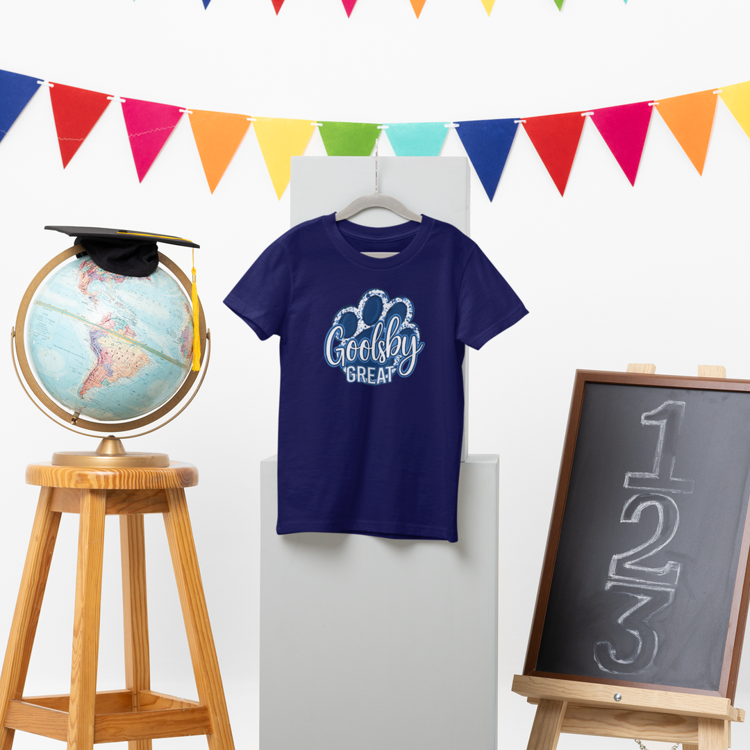 "Goolsby Great" Paw Print T-Shirt | Youth &amp; Adult