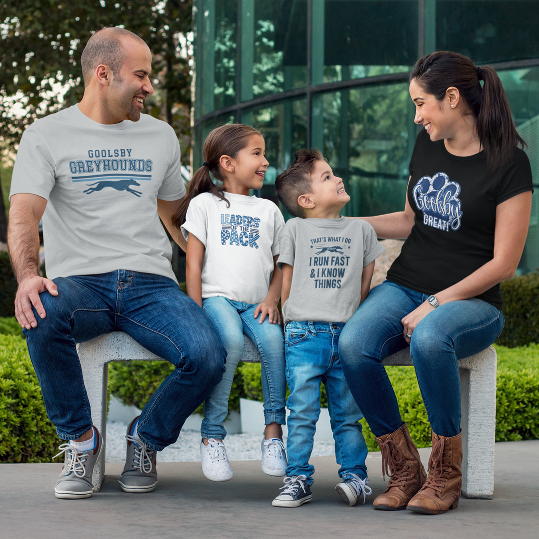 Goolsby “I Run Fast &amp; I Know Things” T-Shirt | Youth &amp; Adult