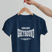 "Goolsby Greyhound Great" Stretched Logo T-Shirt | Youth & Adult
