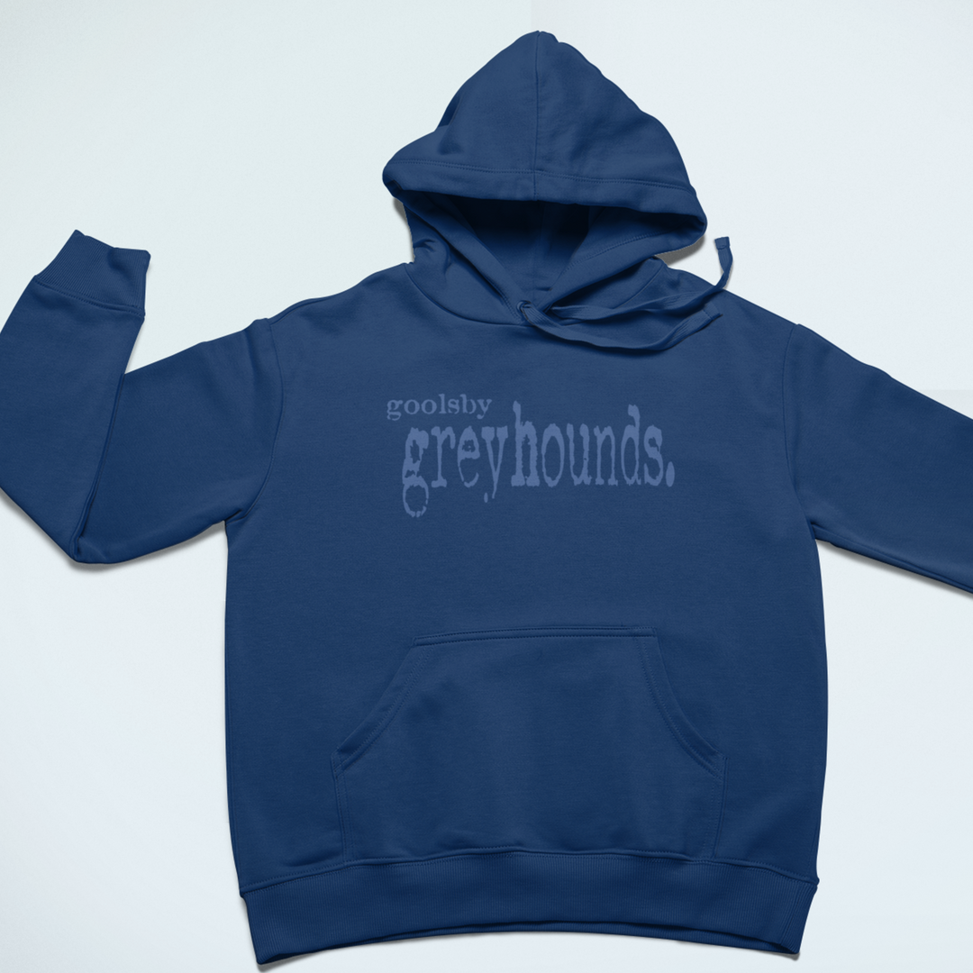"Greyhounds" Distressed Logo Hoodie | Youth &amp; Adult
