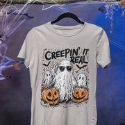 Creepin’ It Real T-Shirt | Funny Halloween Ghost Tee