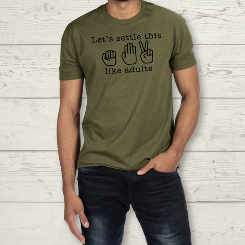 Lets Settle This Like Adults T-shirt