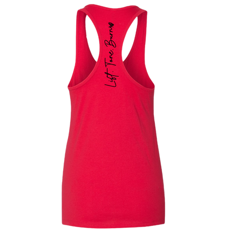 Pure Barre “Lift. Tone. Burn.” Racerback Tank – Women’s Flowy Scoop Neck