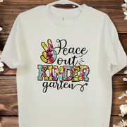 Peace Out Kindergarten T-shirt