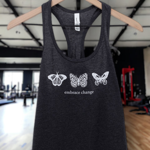 Embrace Change Butterfly Razorback Tank