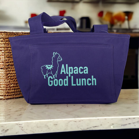 Alpaca Good Lunch Insulated Lunch Bag