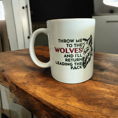 Apogee Henderson “Throw Me to the Wolves” Two-Sided Mug