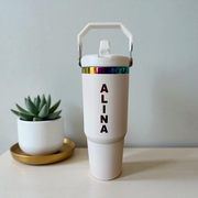 🐾 Apogee 30 oz Engraved Top-Handle Tumbler + Optional Name Personalization