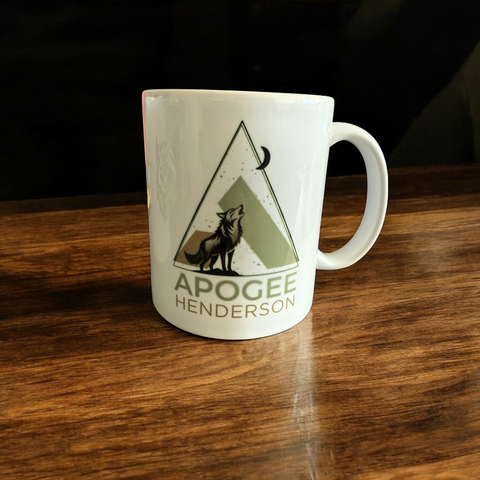 Apogee Henderson Wolf Howling at the Moon Mug