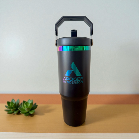 🐾 Apogee 30 oz Engraved Top-Handle Tumbler + Optional Name Personalization
