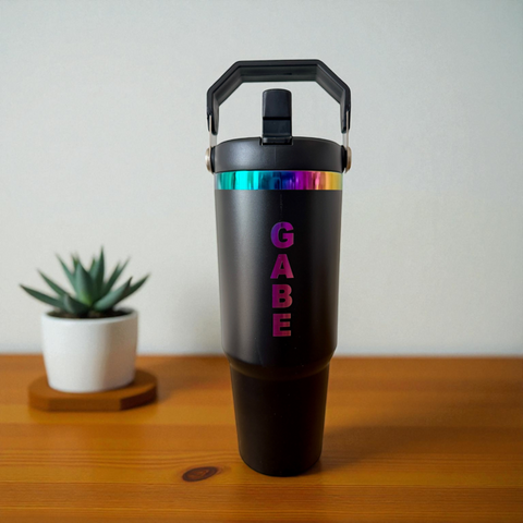 🐾 Apogee 30 oz Engraved Top-Handle Tumbler + Optional Name Personalization