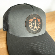 🧢 Goolsby Greyhounds Leather Patch Trucker Hat