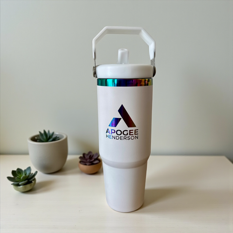 🐾 Apogee 30 oz Engraved Top-Handle Tumbler + Optional Name Personalization