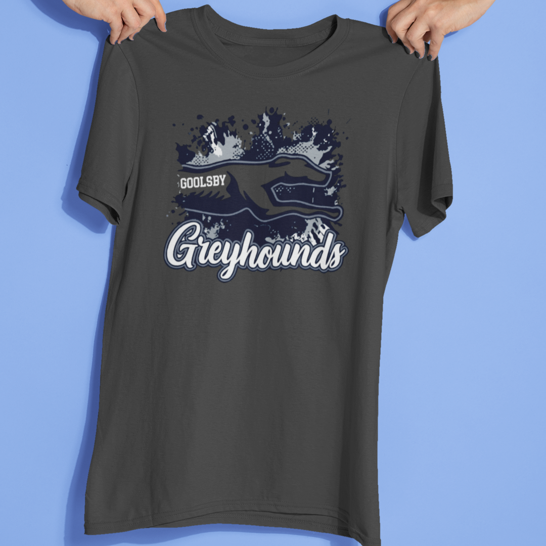 "Goolsby Greyhounds" Splatter Paint T-Shirt | Youth &amp; Adult