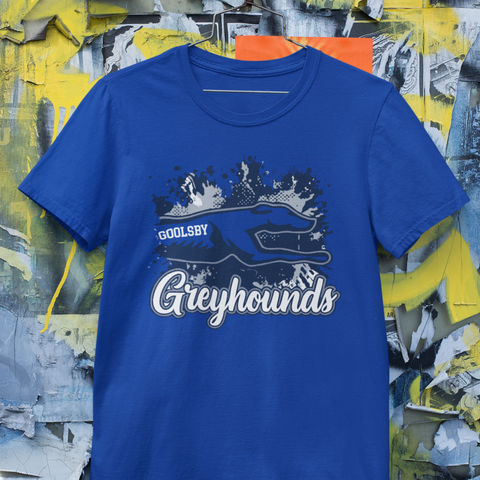 "Goolsby Greyhounds" Splatter Paint T-Shirt | Youth & Adult