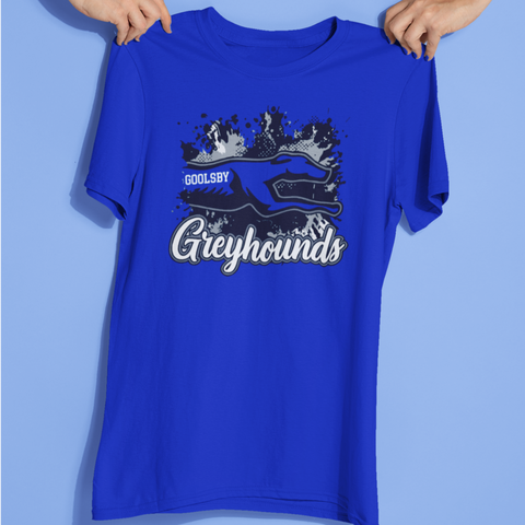 "Goolsby Greyhounds" Splatter Paint T-Shirt | Youth & Adult