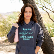 I Run On Caffeine and Kisses #Mommy Sweatshirt