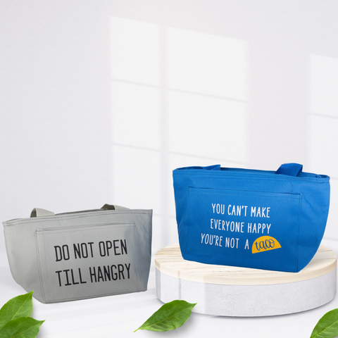 Do Not Open Till Hangry Insulated Lunch Bag