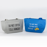 Do Not Open Till Hangry Insulated Lunch Bag