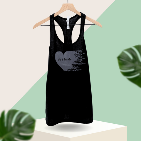 Wild Inside Heart Razorback Tank