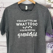 You Can't Tell Me What To Do You're Not My Grandchild T-shirt