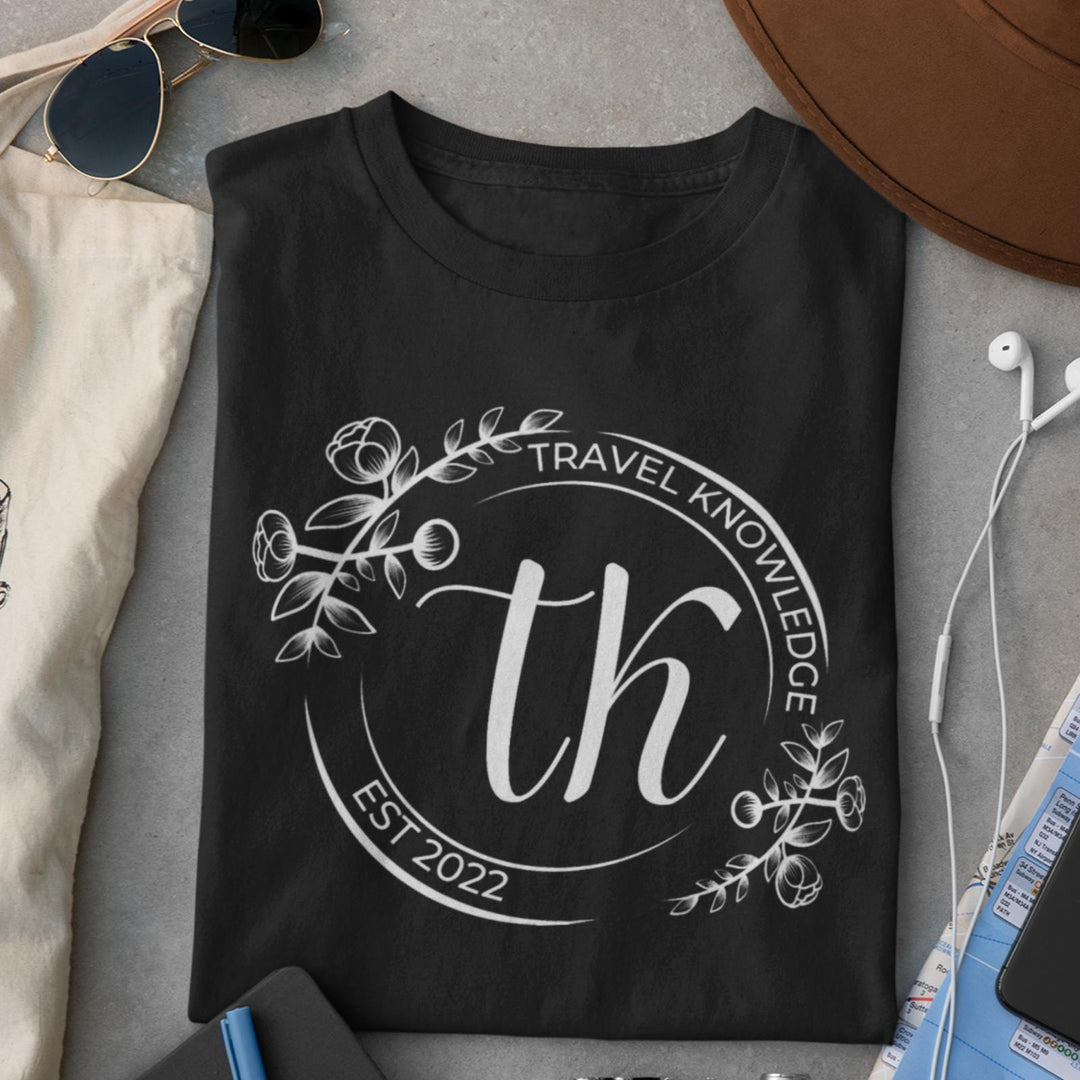 Travel Knowledge Logo T-Shirt – Two-Sided Design