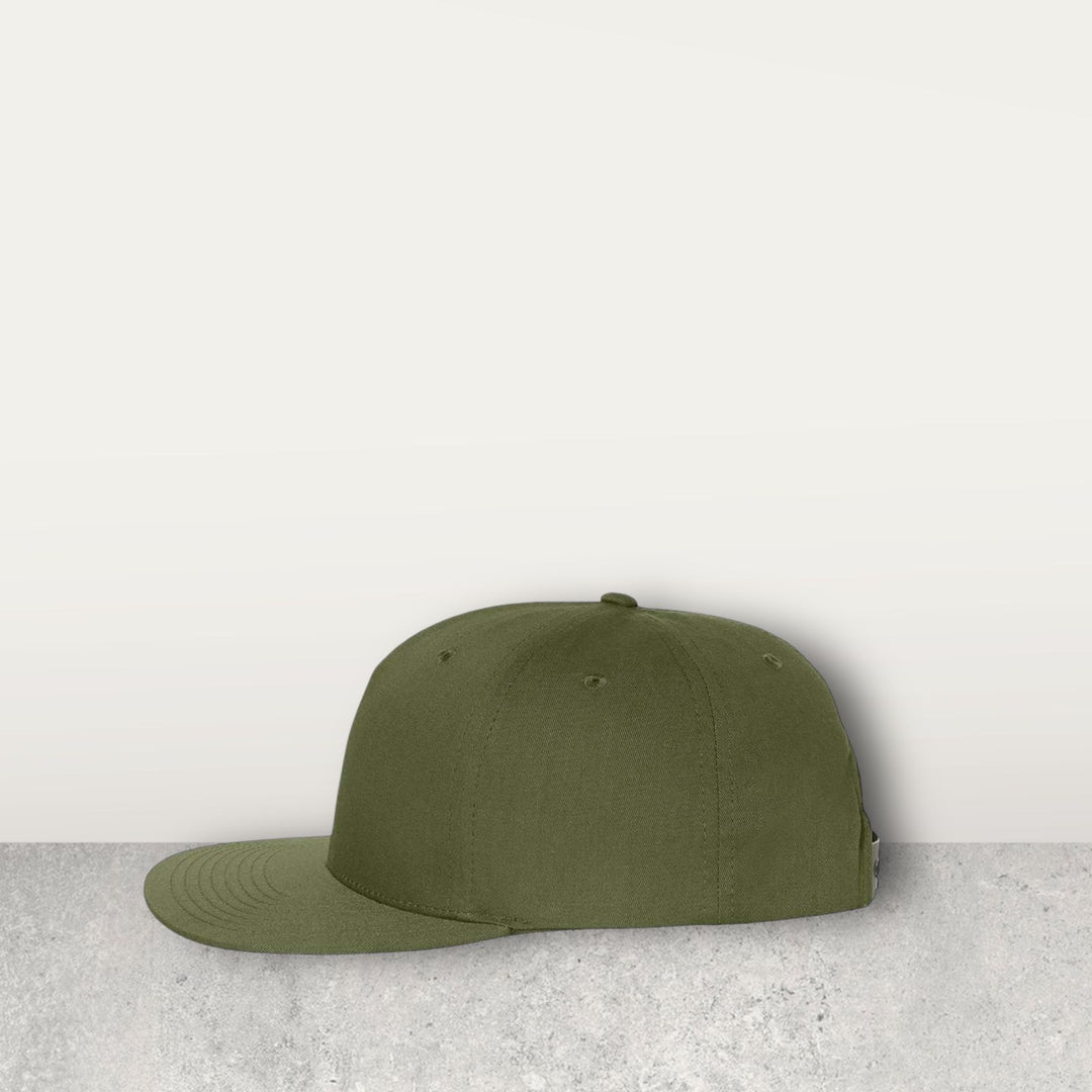 Apogee Henderson Flat Bill Leather Patch Hat