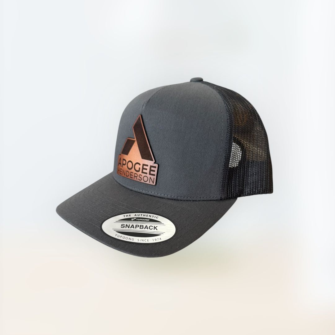 Apogee Henderson Trucker Hat – Leather Patch Edition