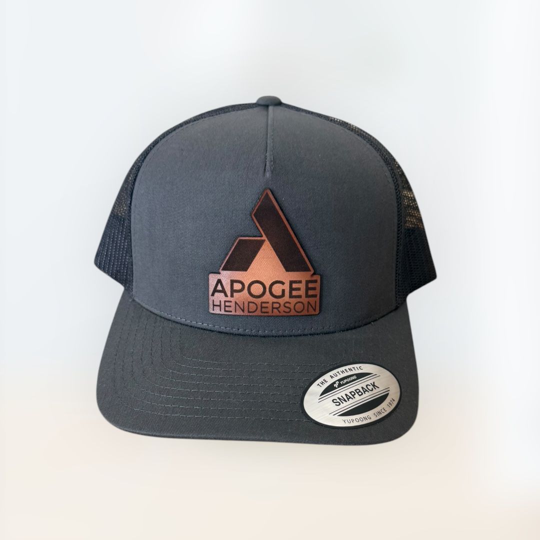 Apogee Henderson Trucker Hat – Leather Patch Edition