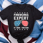 Fireworks Expert 4th of July Unisex T-Shirt