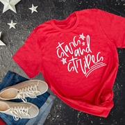 Stars and Stripes 4th of July Unisex T-Shirt