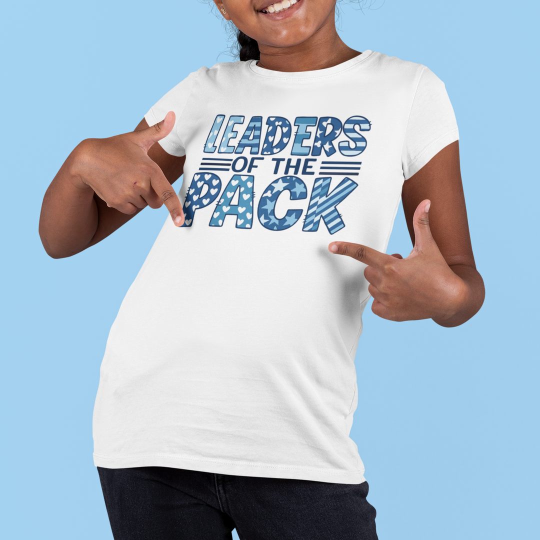 "Leaders Of The Pack" Art Letters T-Shirt