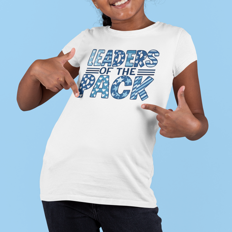 "Leaders Of The Pack" Art Letters T-Shirt