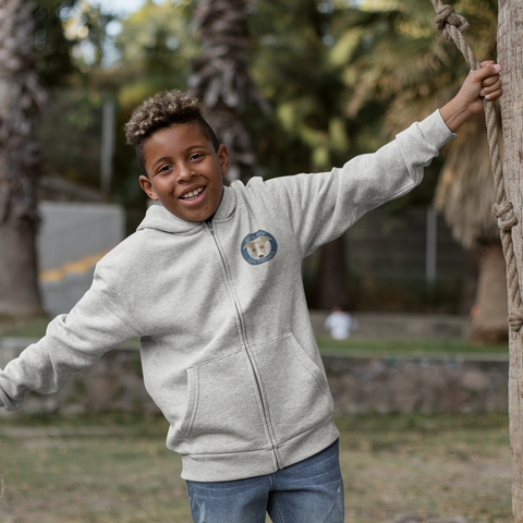 Goolsby Elementary Greyhounds Zip-Up Hoodie – Youth & Adult Sizes