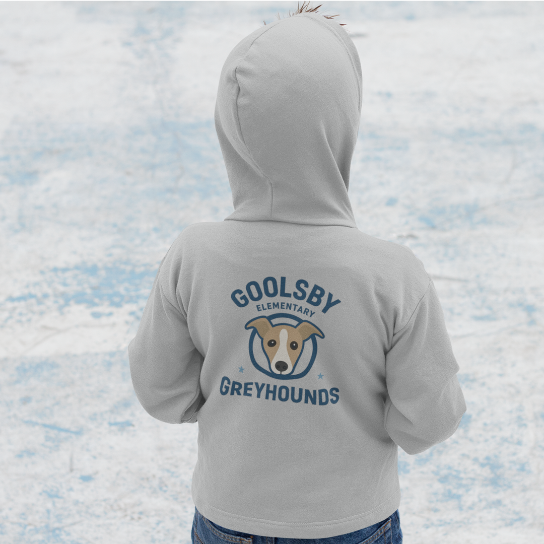 Goolsby Elementary Greyhounds Zip-Up Hoodie – Youth &amp; Adult Sizes