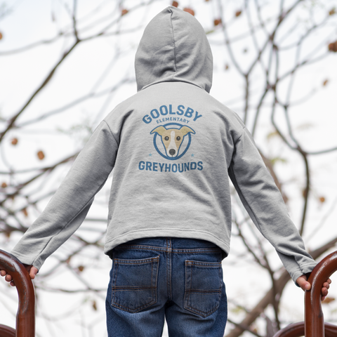 Goolsby Elementary Greyhounds Zip-Up Hoodie – Youth & Adult Sizes