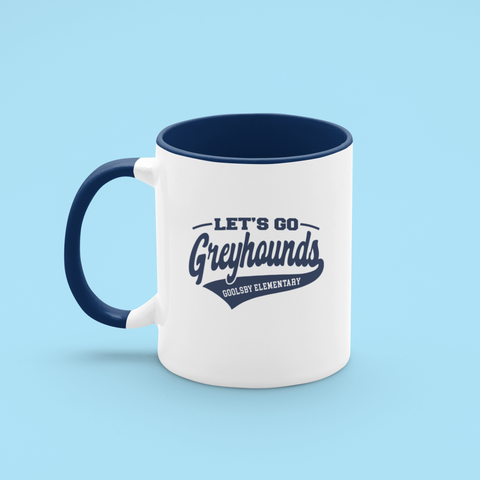 🐾 Goolsby Elementary Let's Go Greyhounds Mug