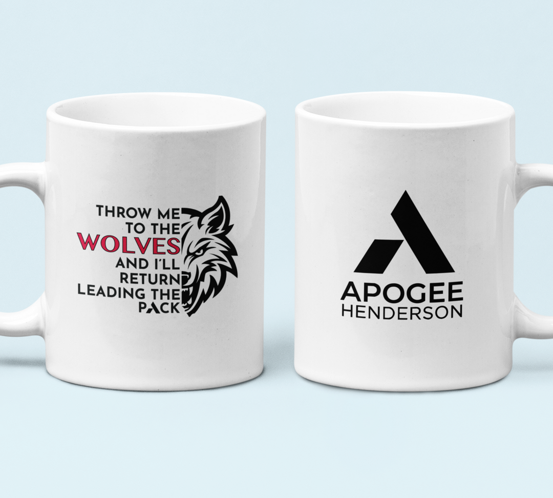 Apogee Henderson “Throw Me to the Wolves” Two-Sided Mug