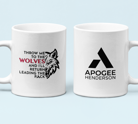 Apogee Henderson “Throw Me to the Wolves” Two-Sided Mug