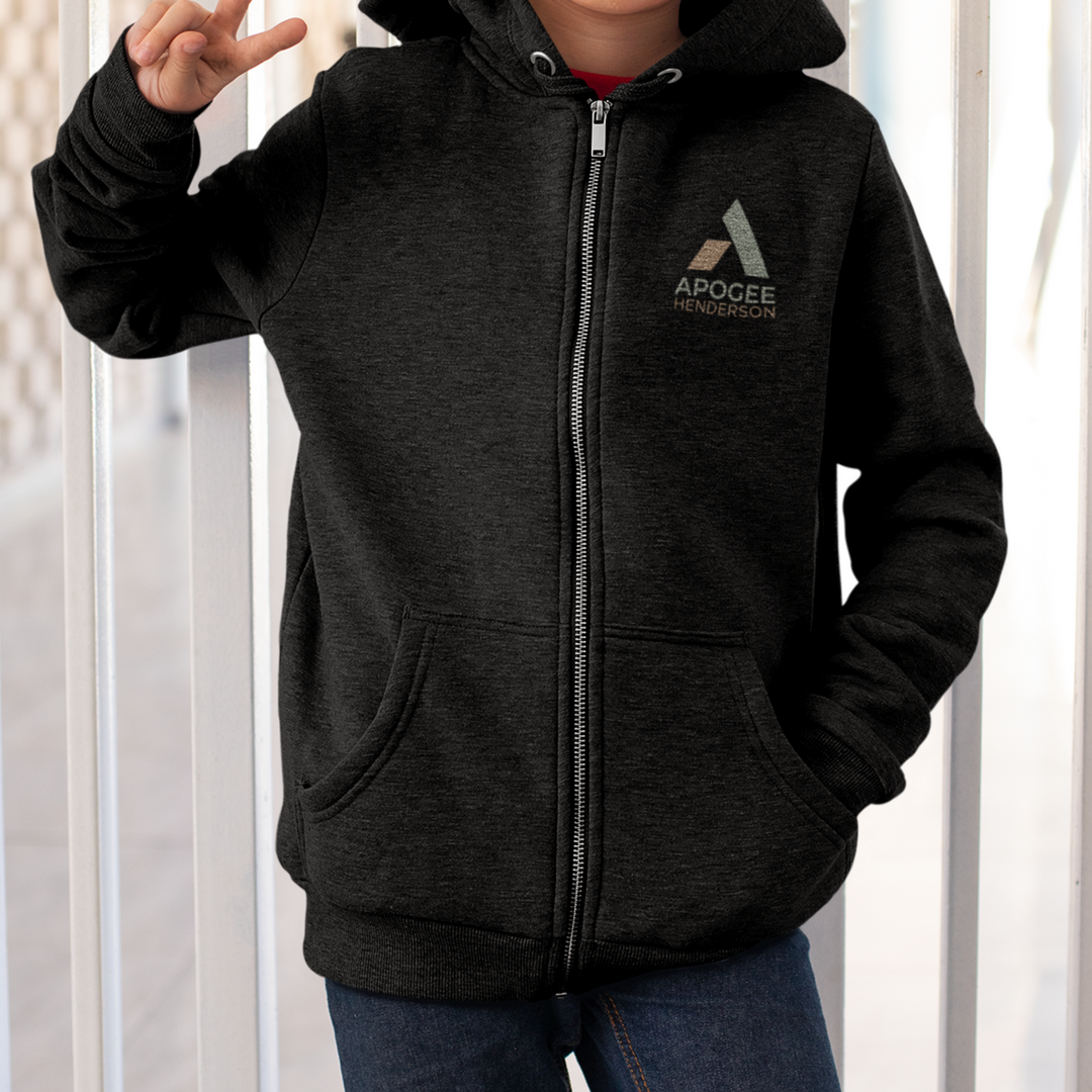 Apogee Henderson “Howl At the Moon Sketch" Front Zipper Sweatshirt