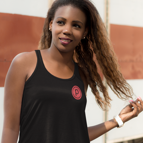 Pure Barre “Lift. Tone. Burn.” Racerback Tank – Women’s Flowy Scoop Neck